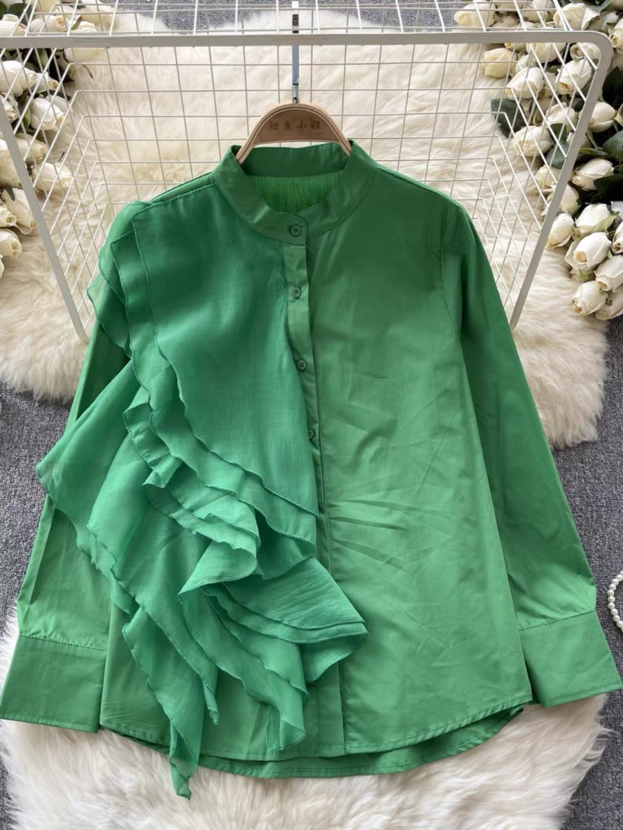 Glamorous girl ruffle shirt  SDZZ863 images